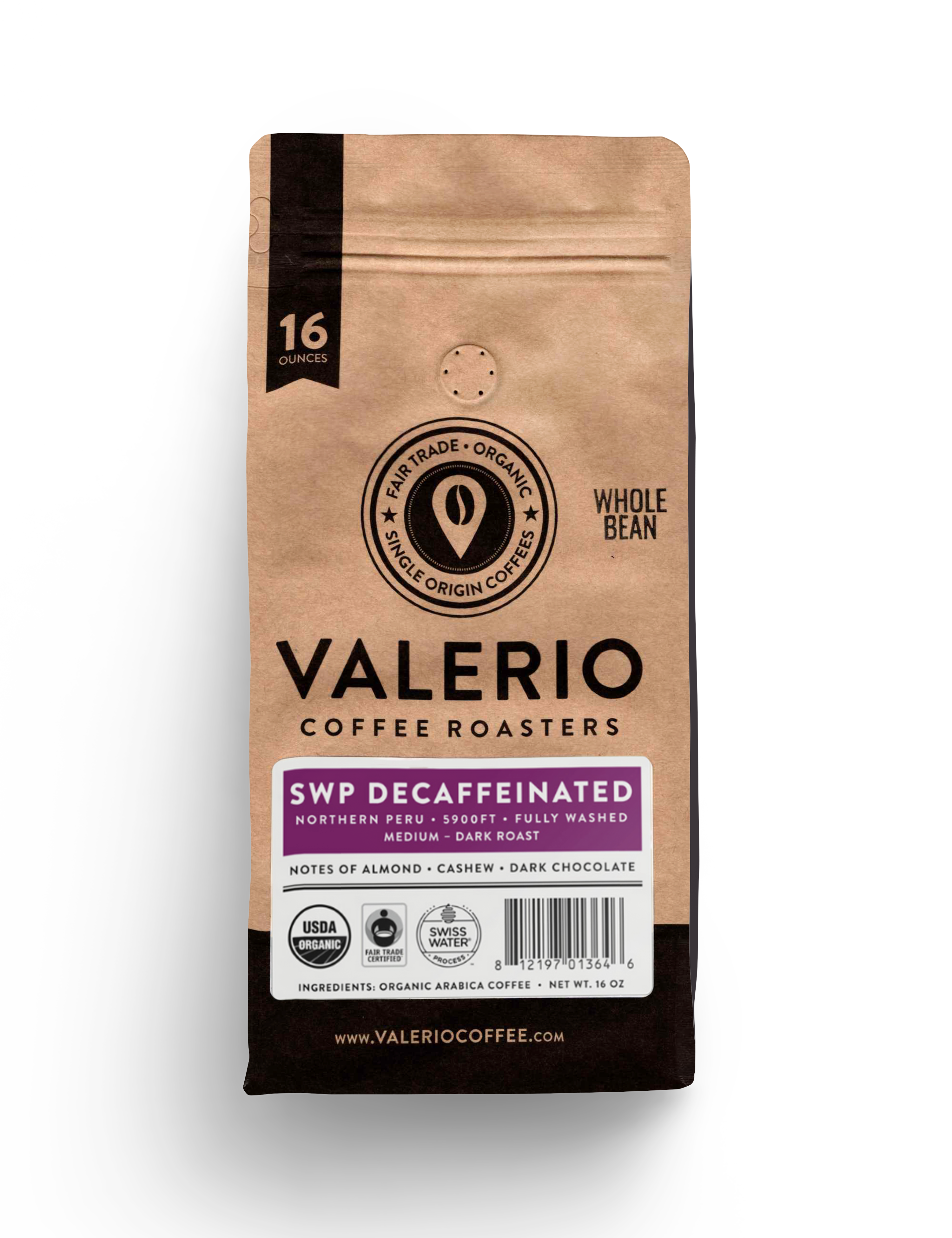 SWP DECAFFEINATED ORGANIC COFFEE